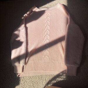 Guess Blush Cable Knit Sweater